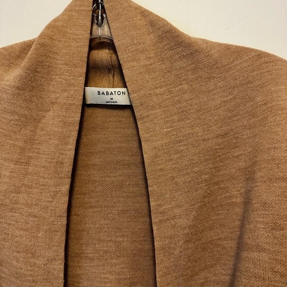 SOLD Aritzia Babaton Kirby Long Duster Sweater Cardigan robe - Picture 7 of 11